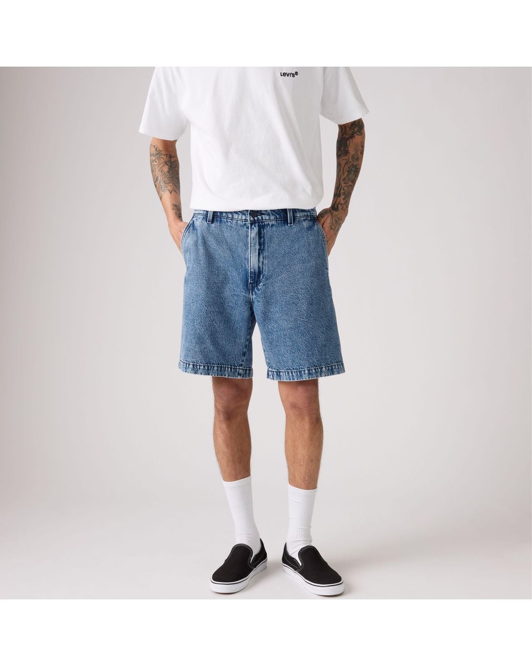 Levi's Blue Xx Chino Authentic Lightweight 6" Shorts for men
