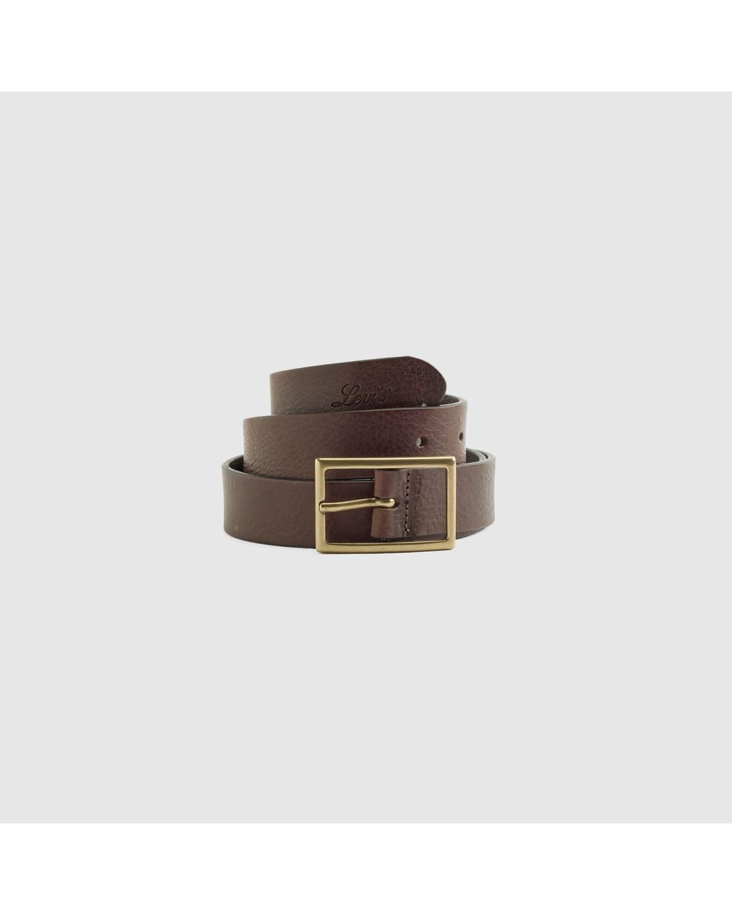 Levi's Blue Rectangle Buckle Belt