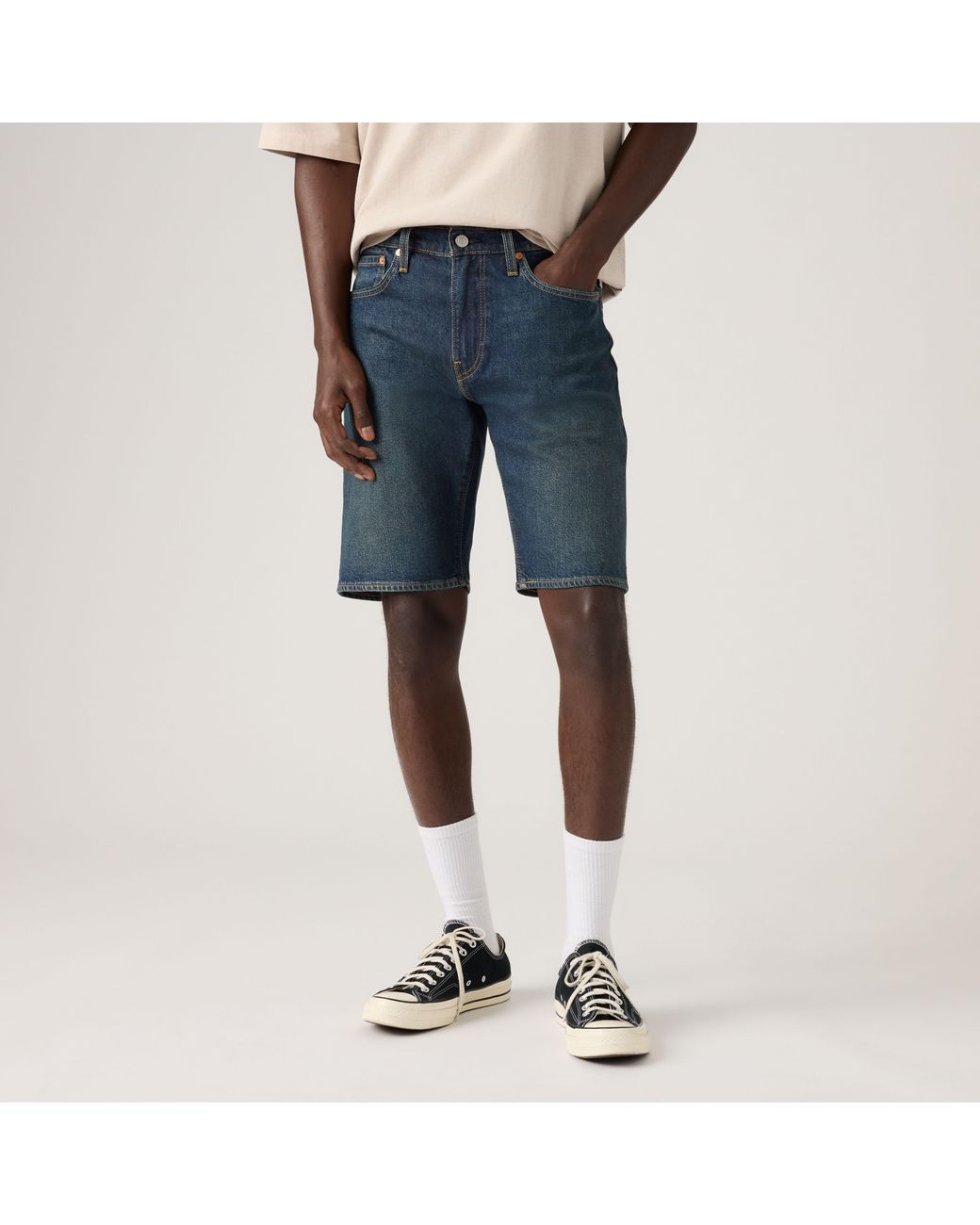 Levi's 405 Standard Short in het Natural voor heren