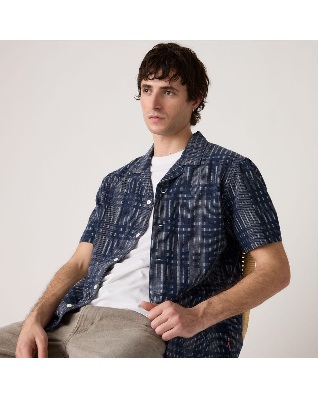 Levi's Blue Sunset Camp Standard Fit Lightweight Shirt for men