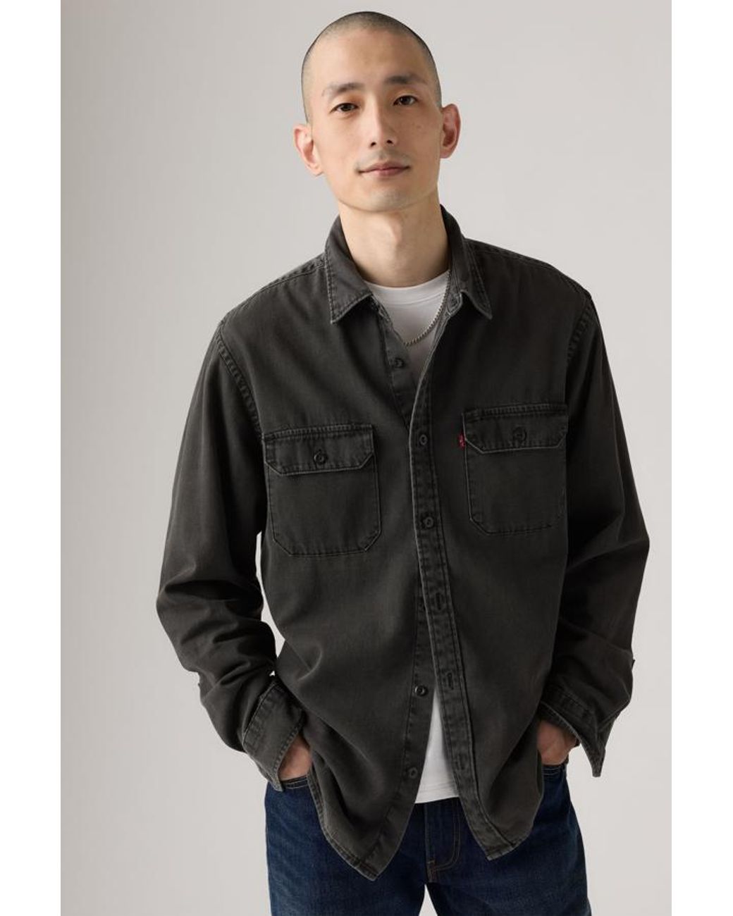 Levi's Black Jackson Worker Overshirt for men