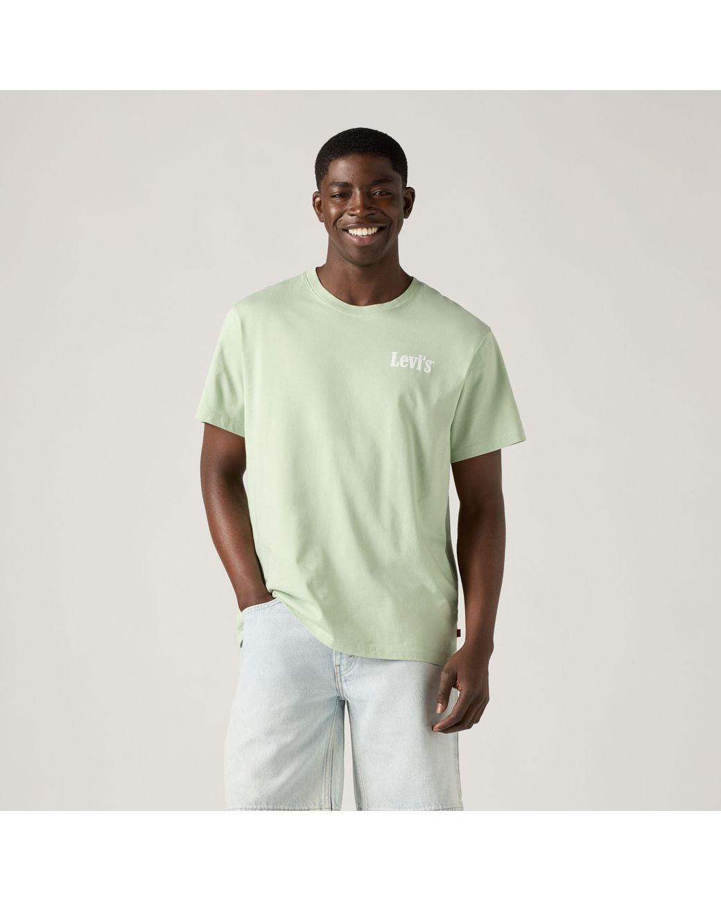 Relaxed Fit Tee Levi's de hombre de color Green