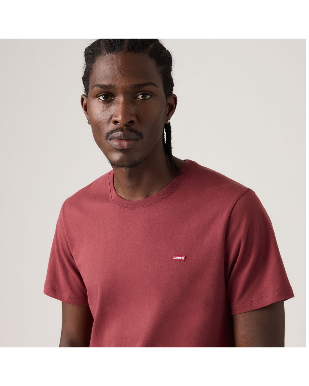 Levi's Red Original Housemark Tee for men