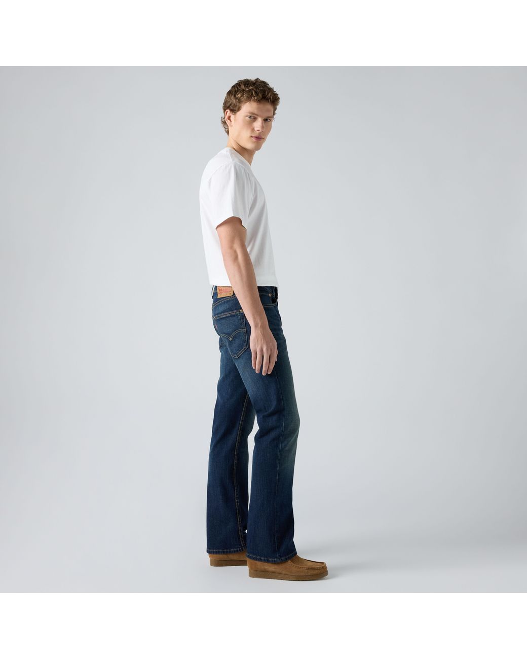 Levi's 527 Slim Bootcut Jeans in het Blue voor heren