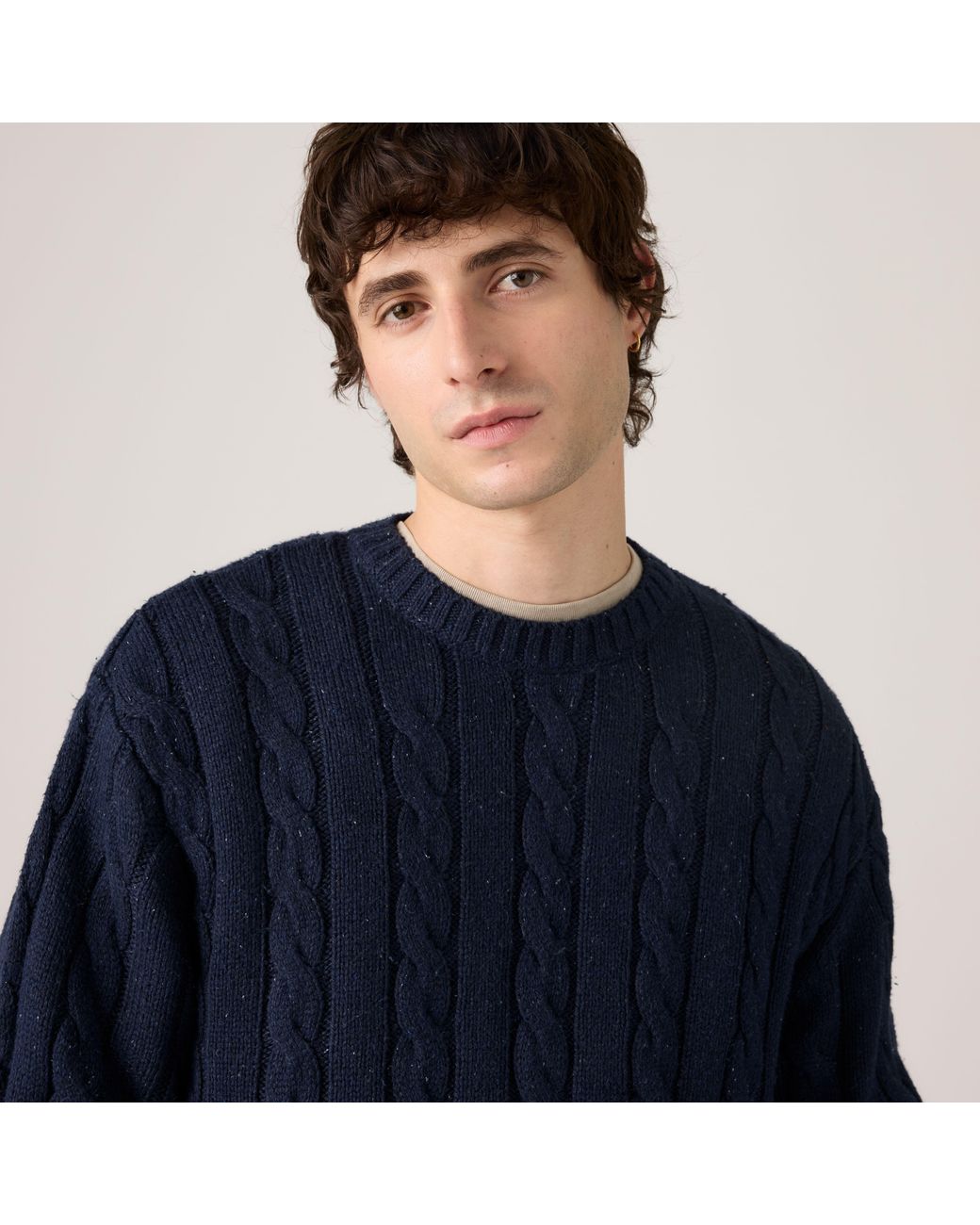 Levi's Blue Laurel Crew Sweater for men