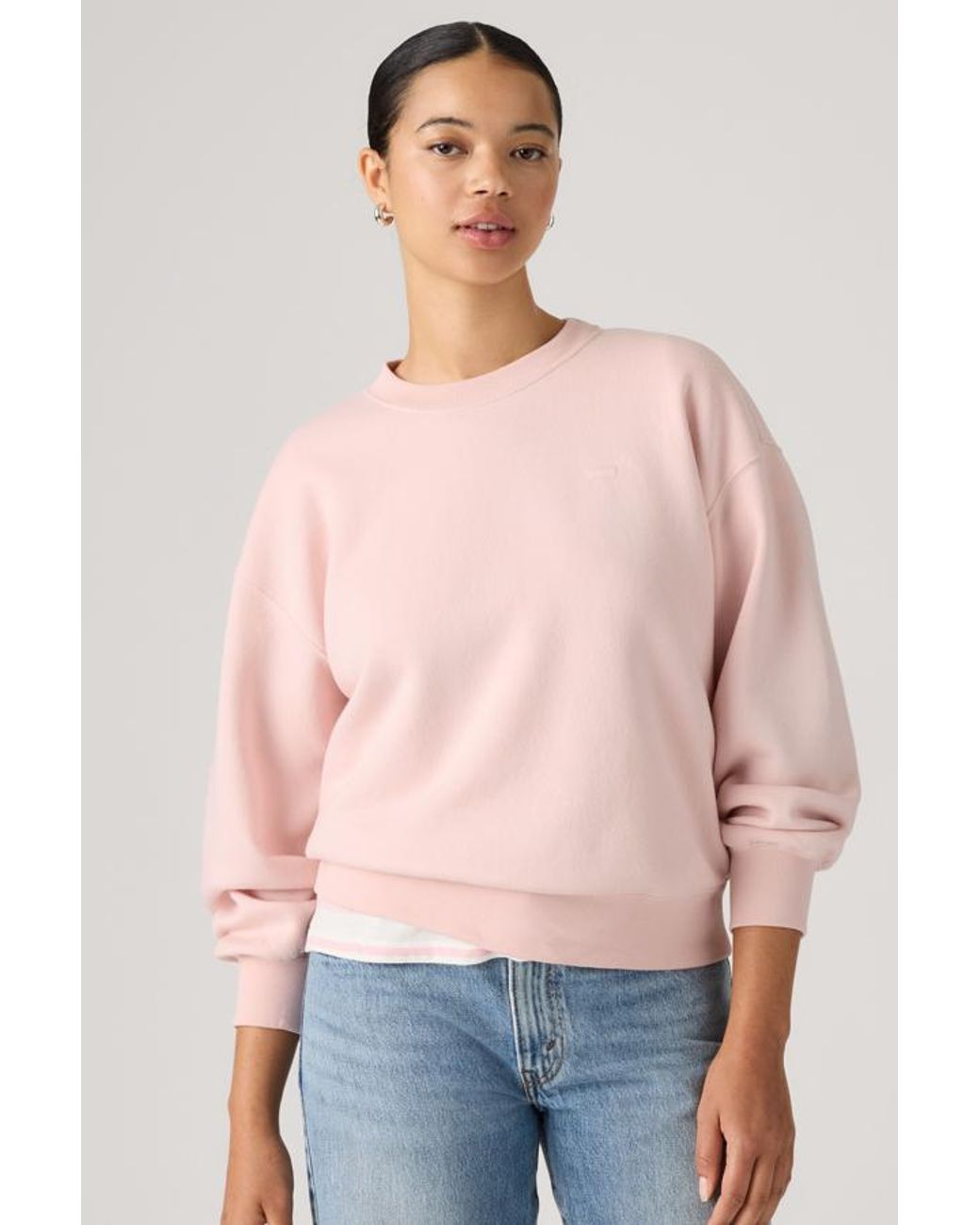 Levi's Pink Everyday Crewneck Sweatshirt