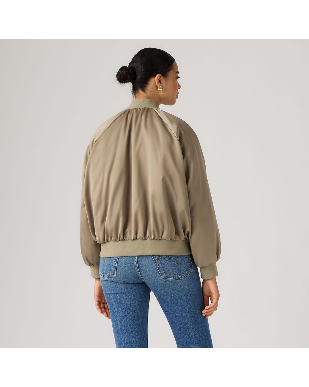 Ruth Bomber Jacket Levi's de color Brown