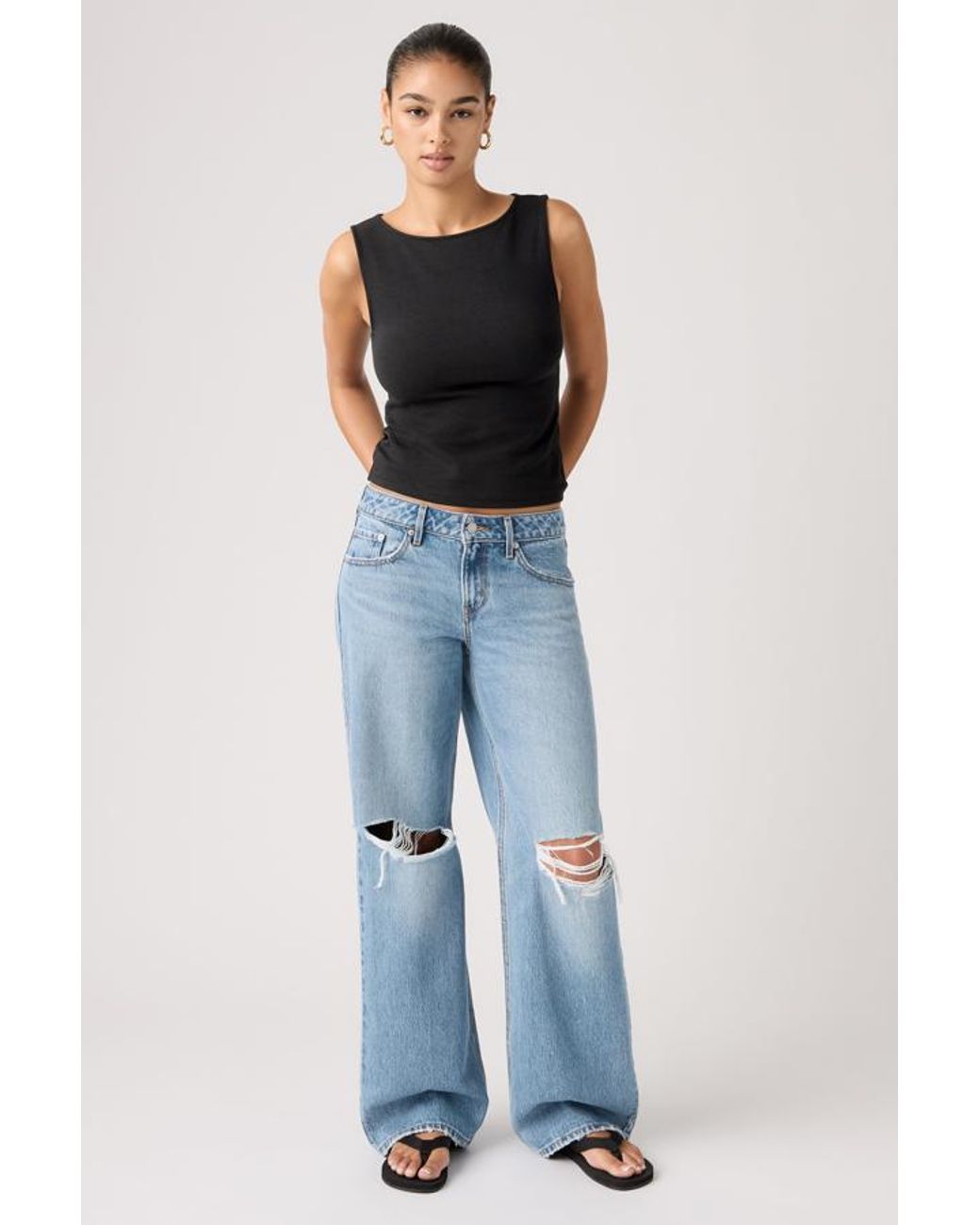 Levi's Blue Low Loose Jeans