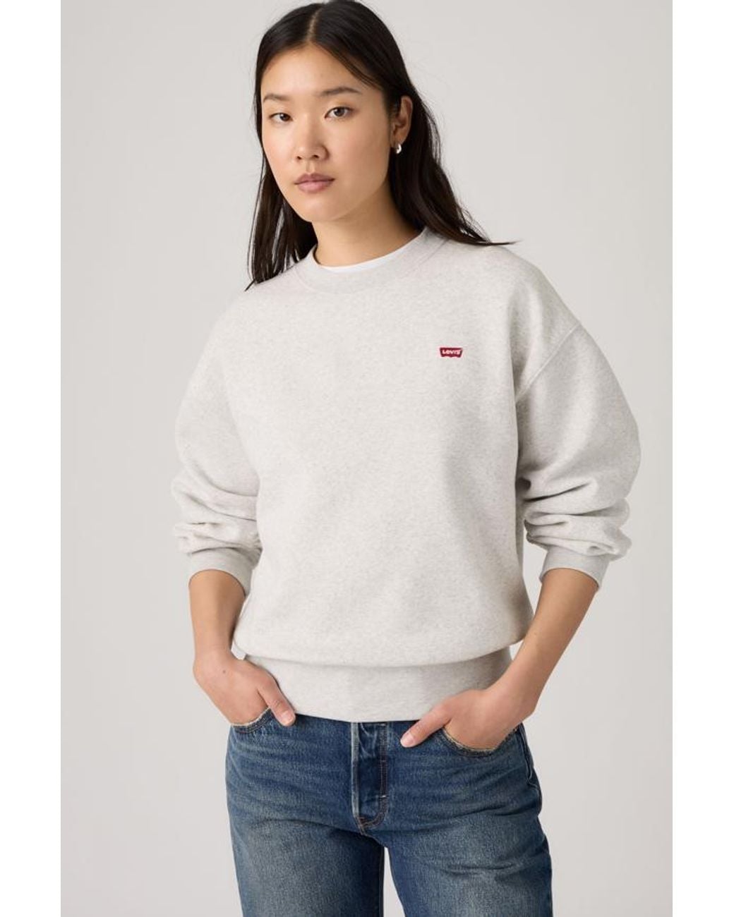 Levi's White Everyday Crewneck Sweatshirt