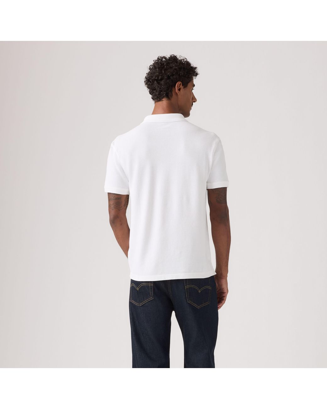 Levi's Original Polo in het White voor heren