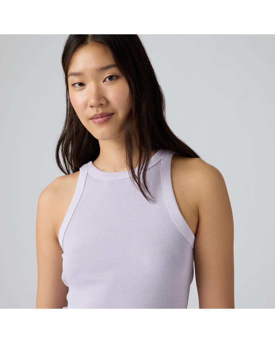 Levi's White Essential Racer Tank Top