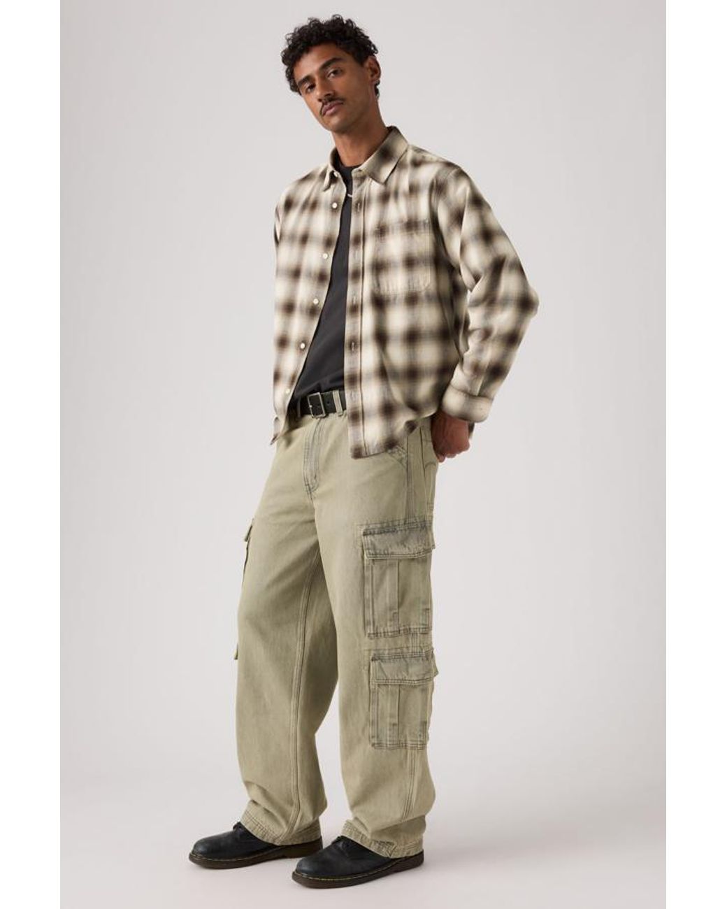 Levi's Natural 578 Baggy Cargo Jeans for men