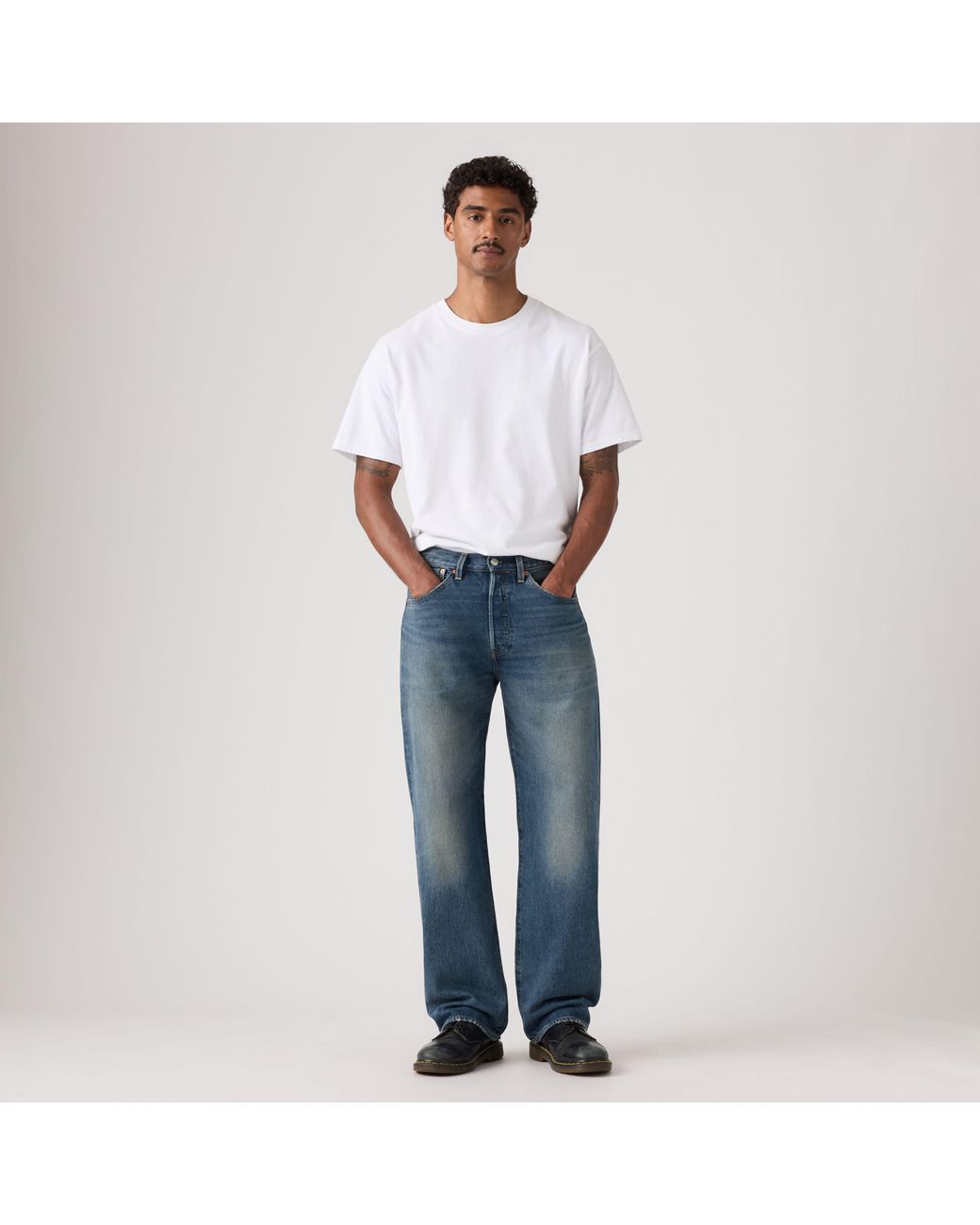 Levi's 501 Loose Jeans in het Blue voor heren