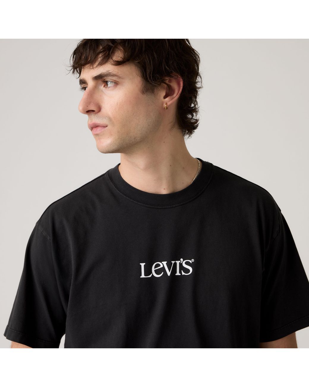 Levi's Black Graphic Vintage Fit Tee for men