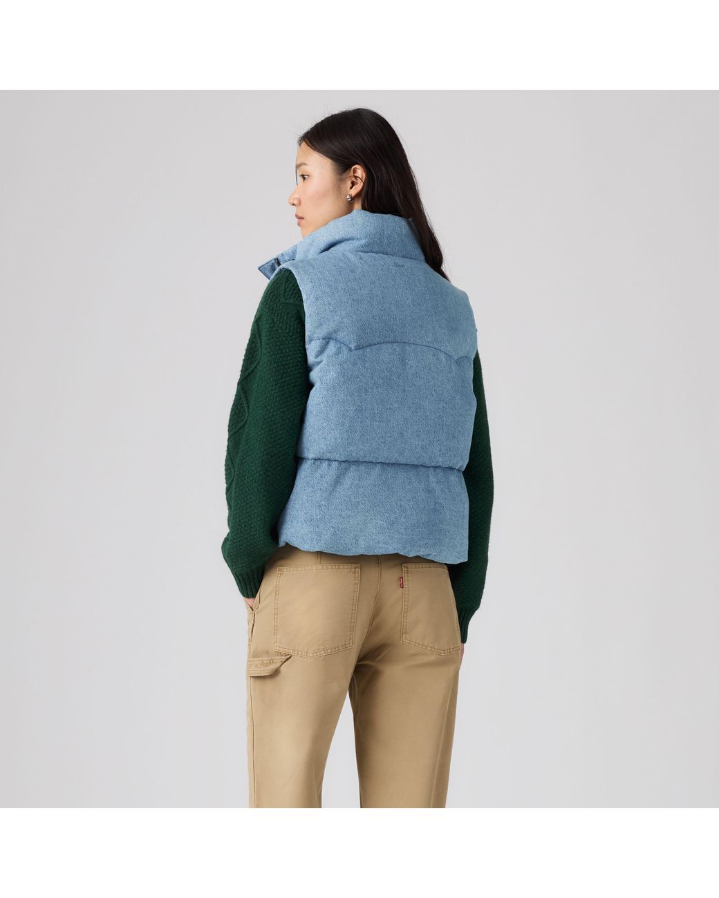 Smanicato Tate Bubble di Levi's in Blue