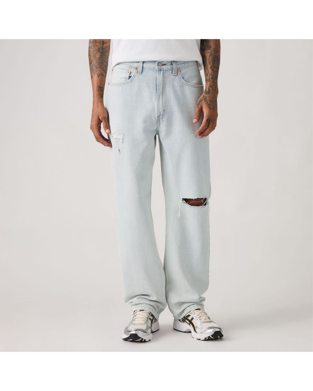 Levi's Blue 565 Loose Straight Jeans for men