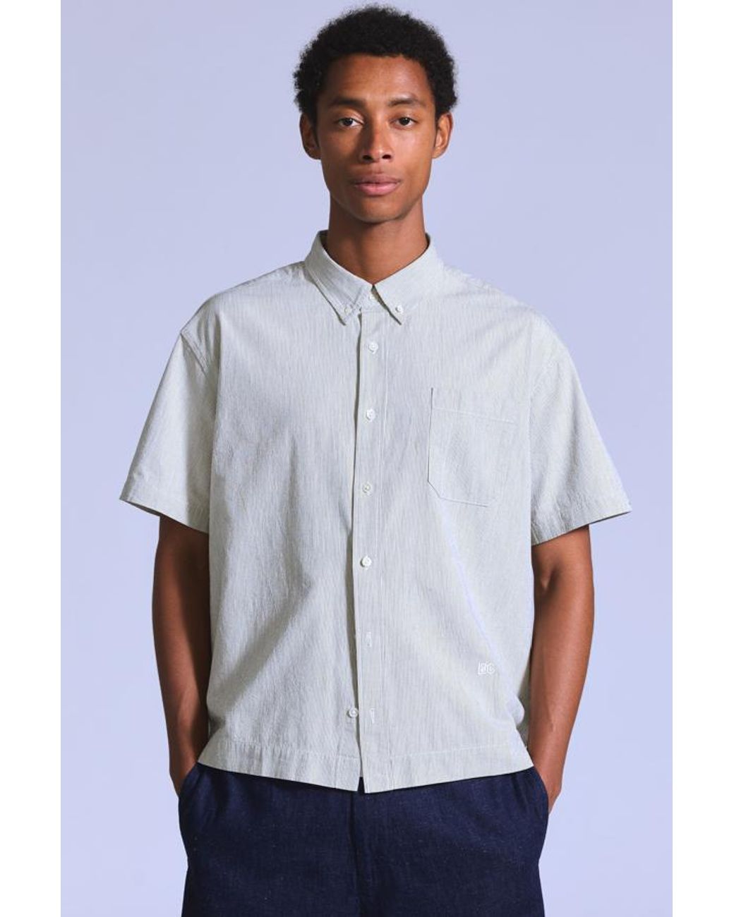 Levi's White Short Sleeve Boxy Shirt for men