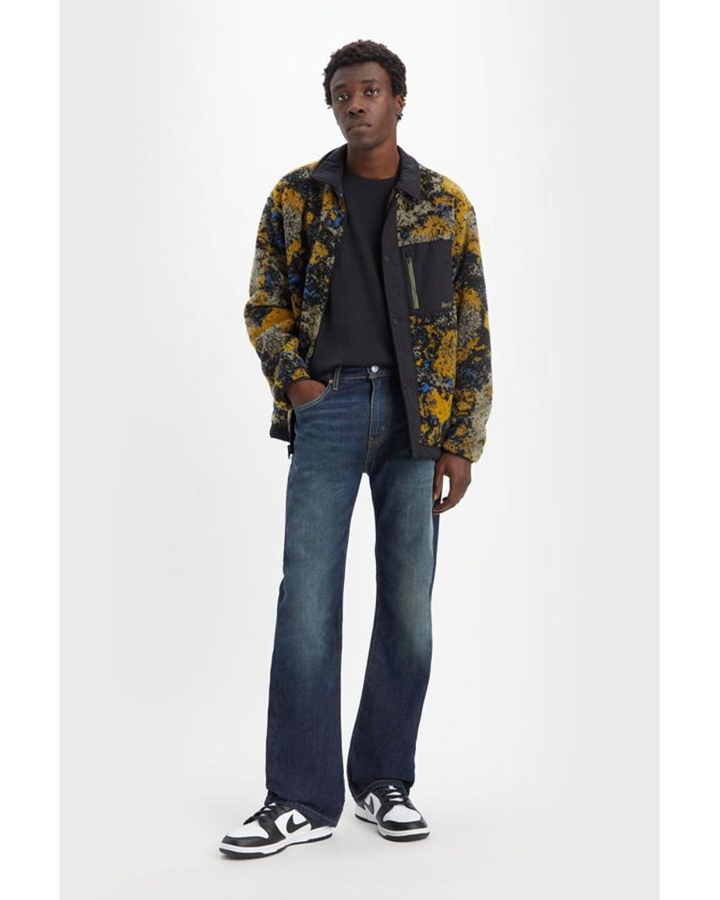 Levi's 527 Slim Bootcut Jeans in het Blue voor heren
