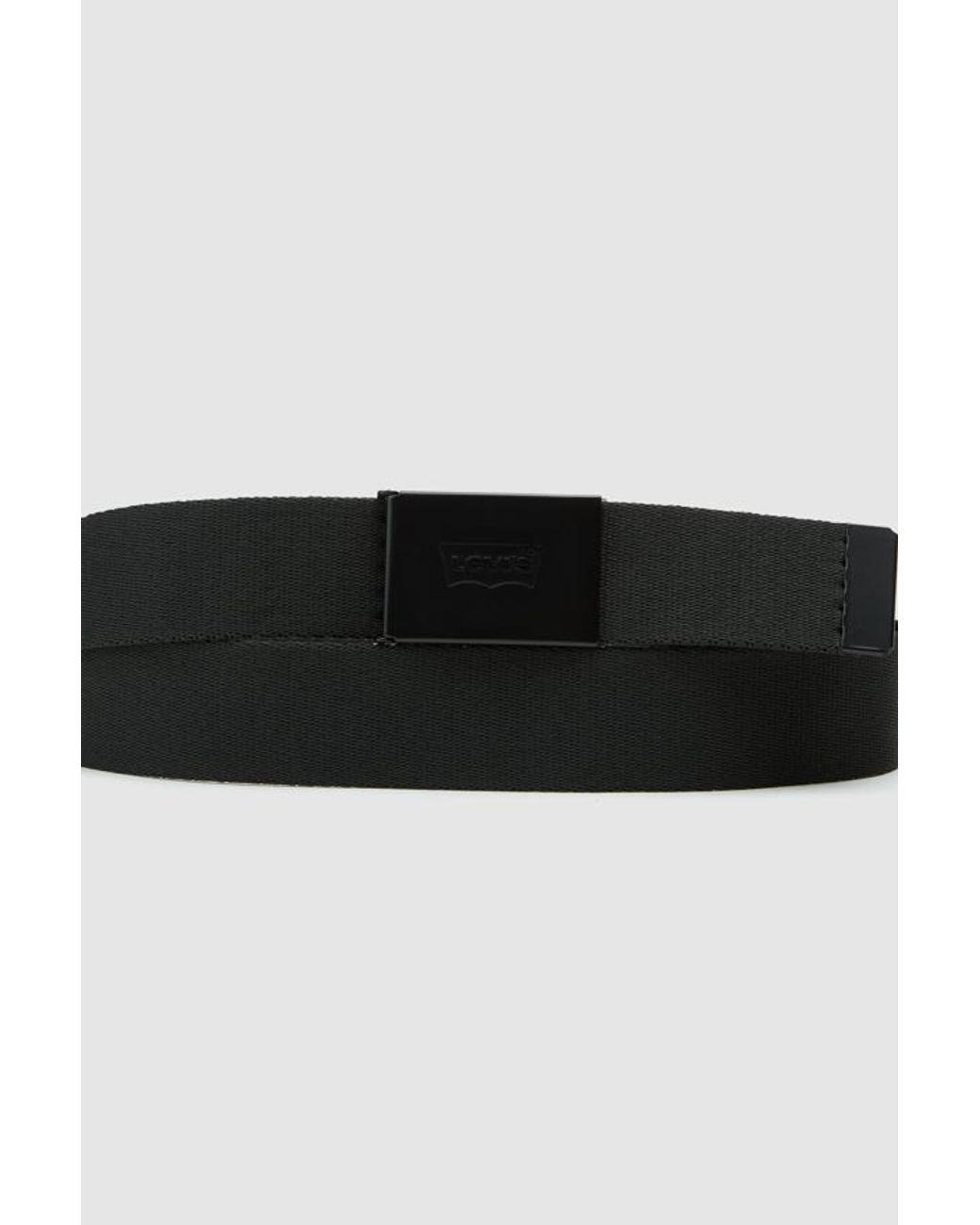 Levi's Black Belt With Tonal Logo for men