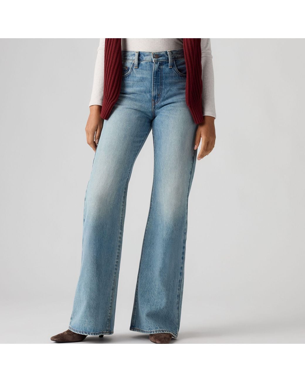 Levi's Blue Cinch Flare Jeans