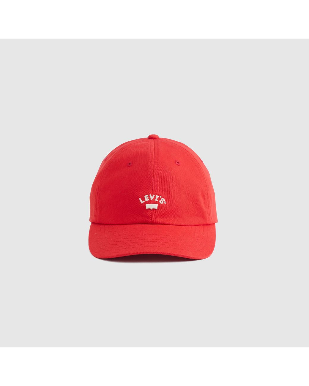 Levi's Red Lazy Girl Logo Cap for men