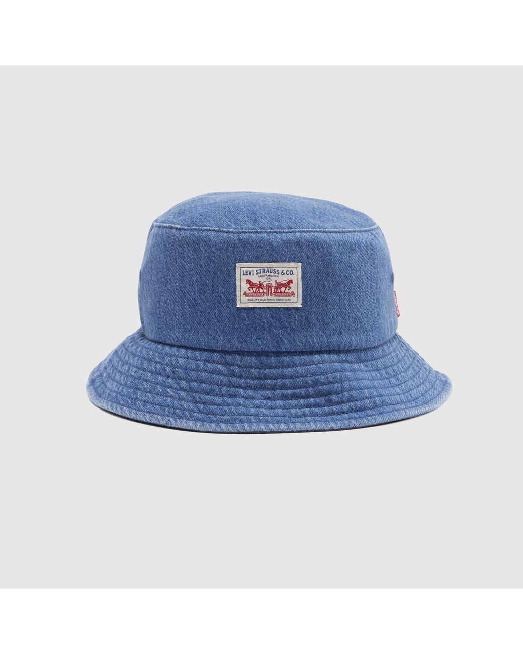 Levi's Blue Strauss Bucket Hat for men
