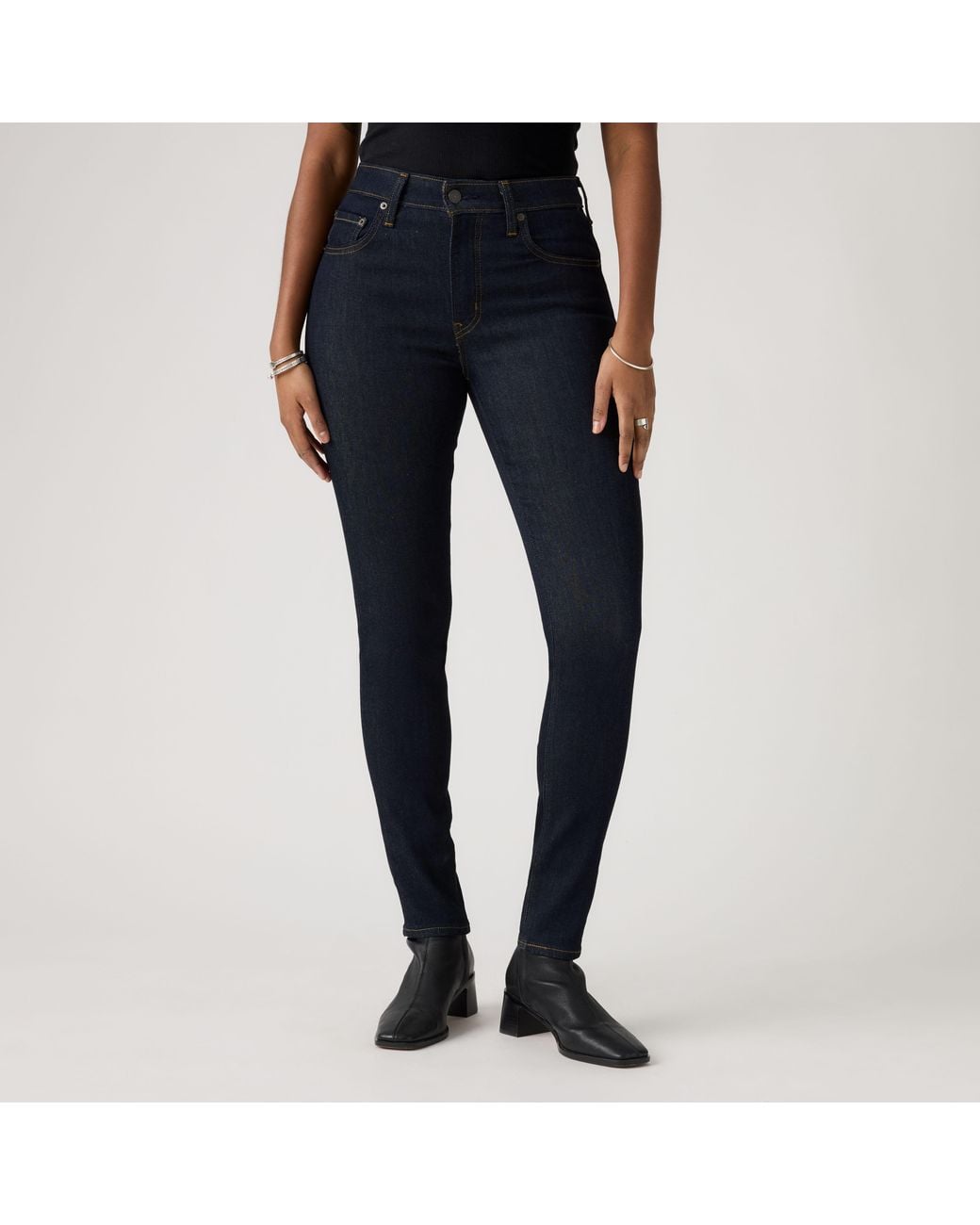 Levi's Blue 721 High Rise Skinny Jeans