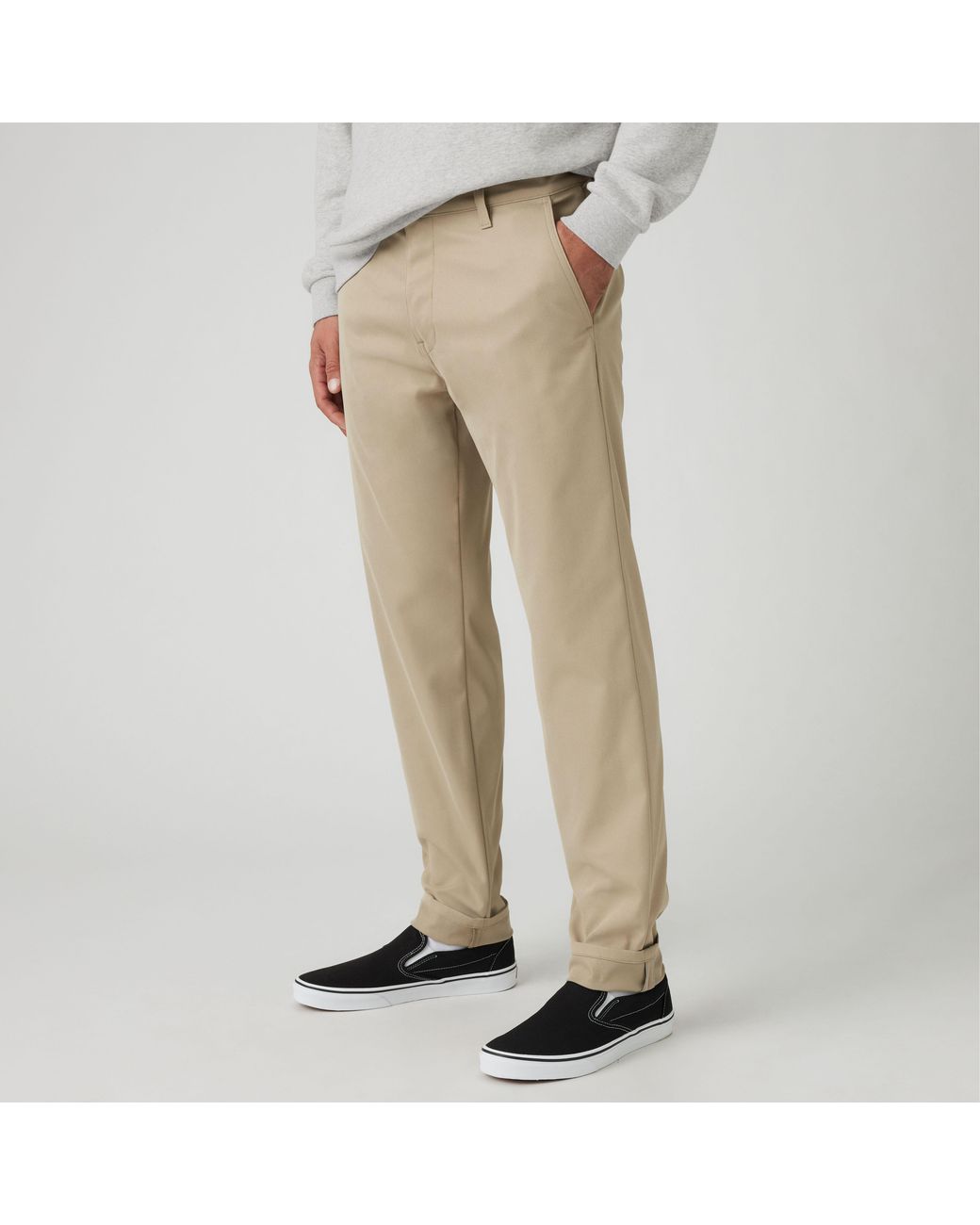 Levi's Gray Xx Chino Standard Taper Tech+ Pants for men