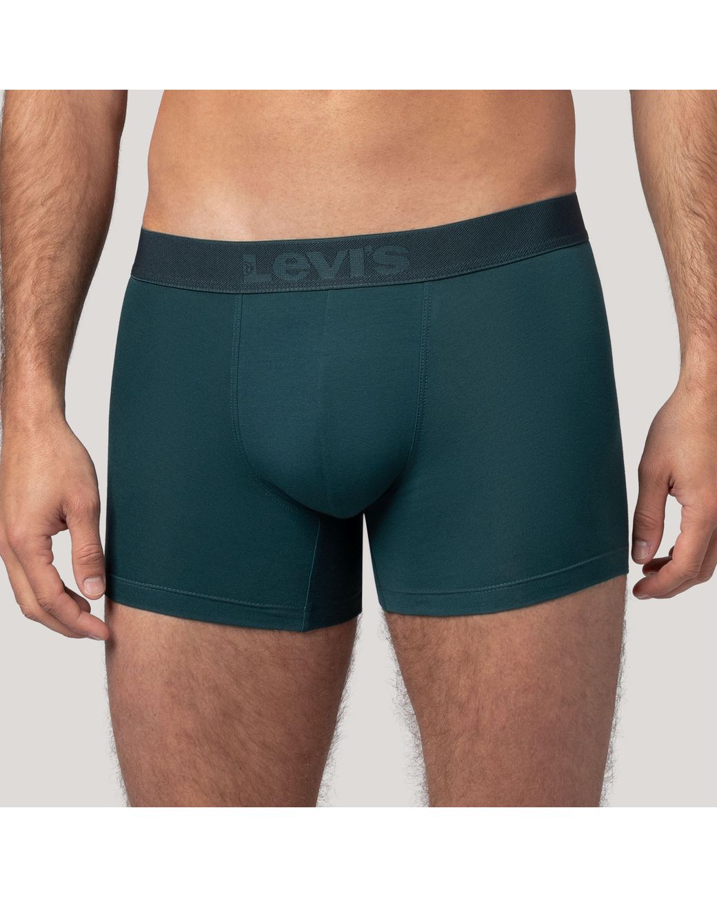 Twill Boxer Brief 2 Pack Levi's de hombre de color Green
