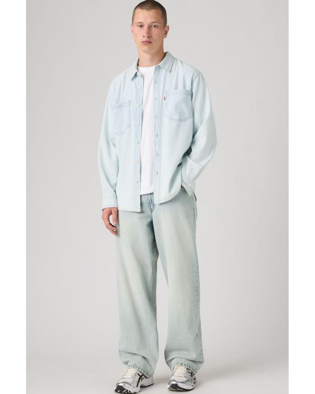 Levi's Gray 578 Baggy Jeans for men