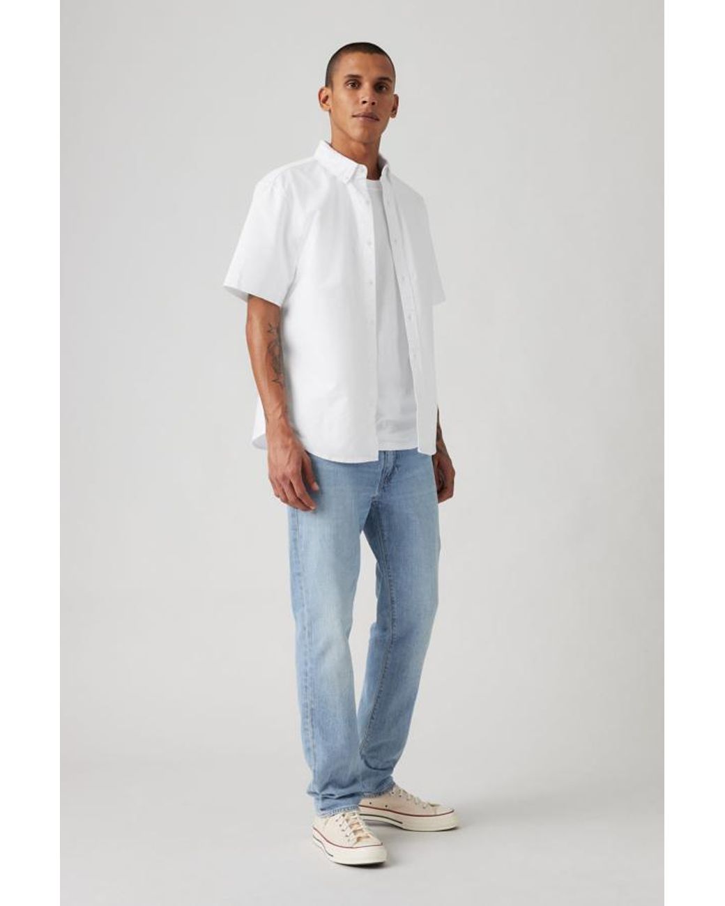 Levi's Blue 511 Slim Linen+ Denim Jeans for men