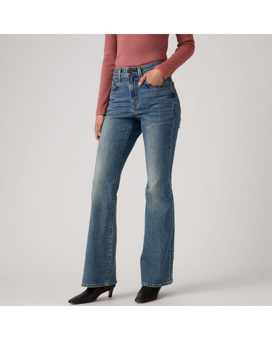 Levi's Blue 726 High Rise Flare Jeans