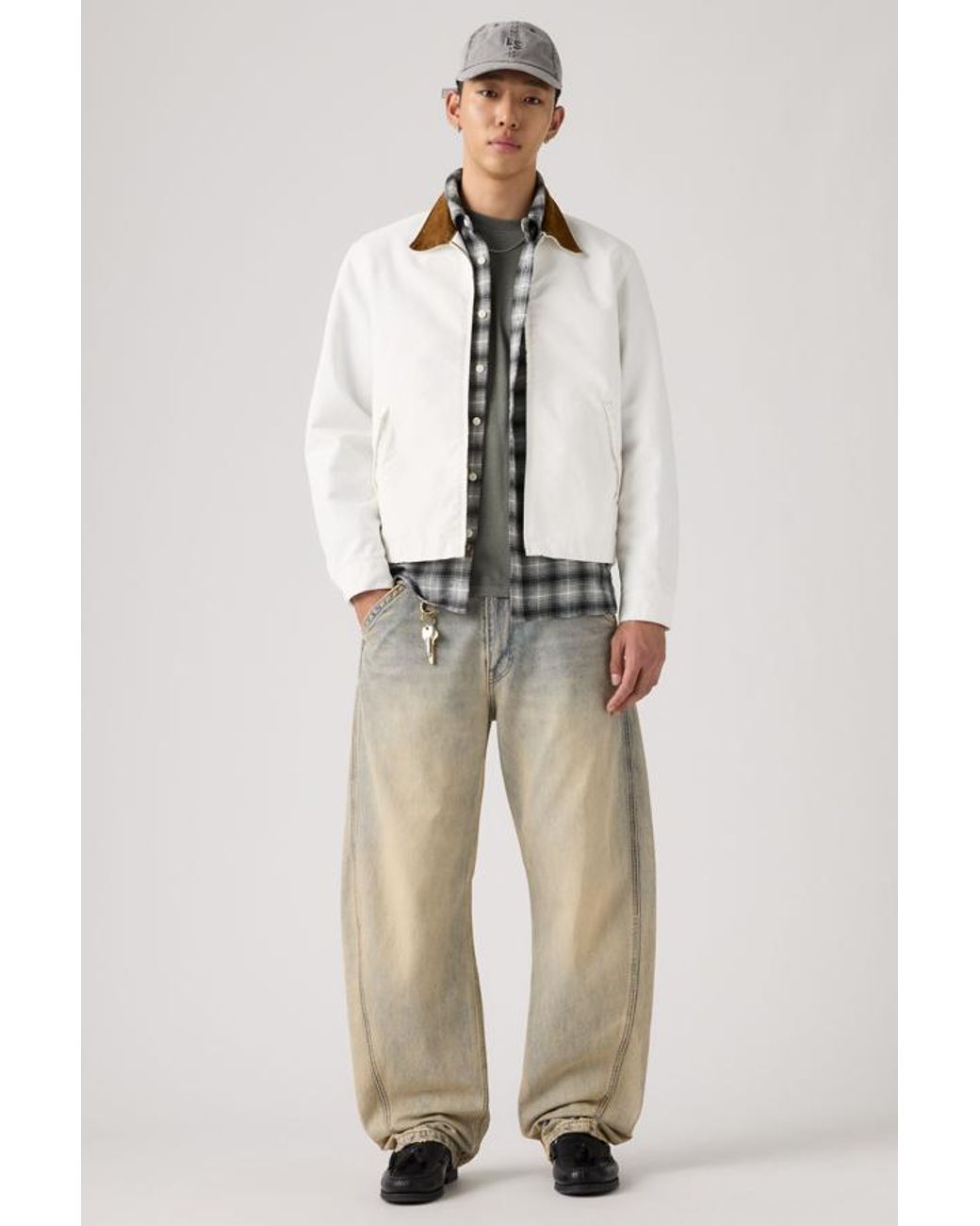 Levi's Natural Baggy Barrel Jeans for men