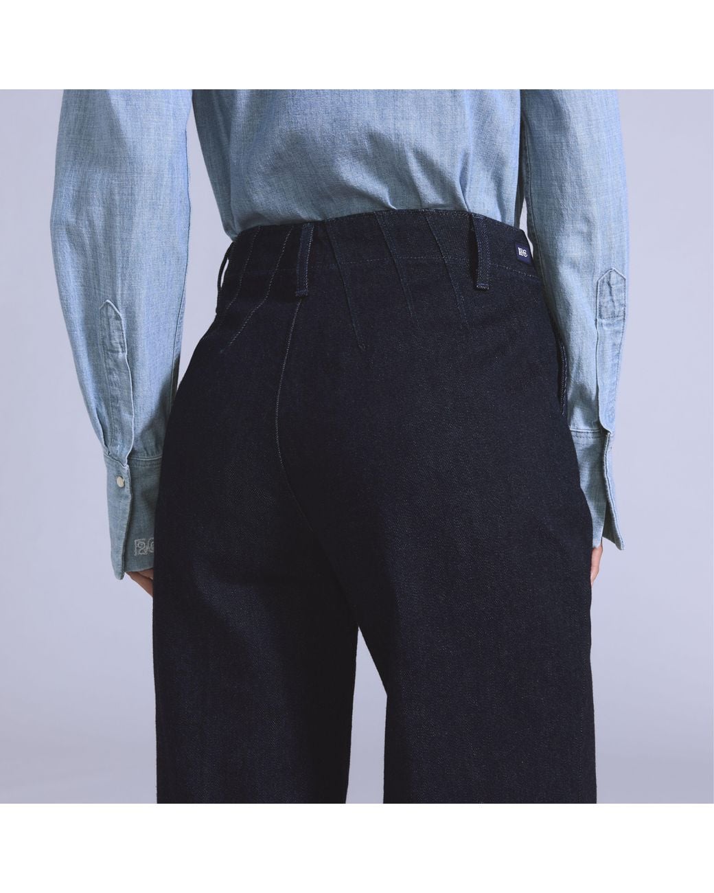 Levi's Blue Stem Flare Trousers