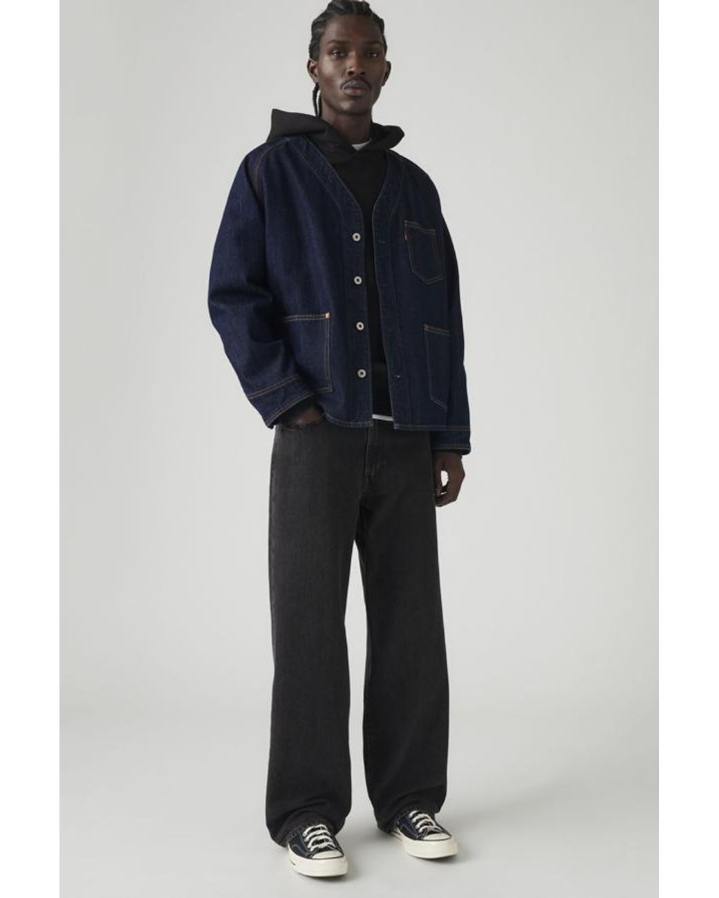 Levi's Blue 578 Baggy Jeans for men