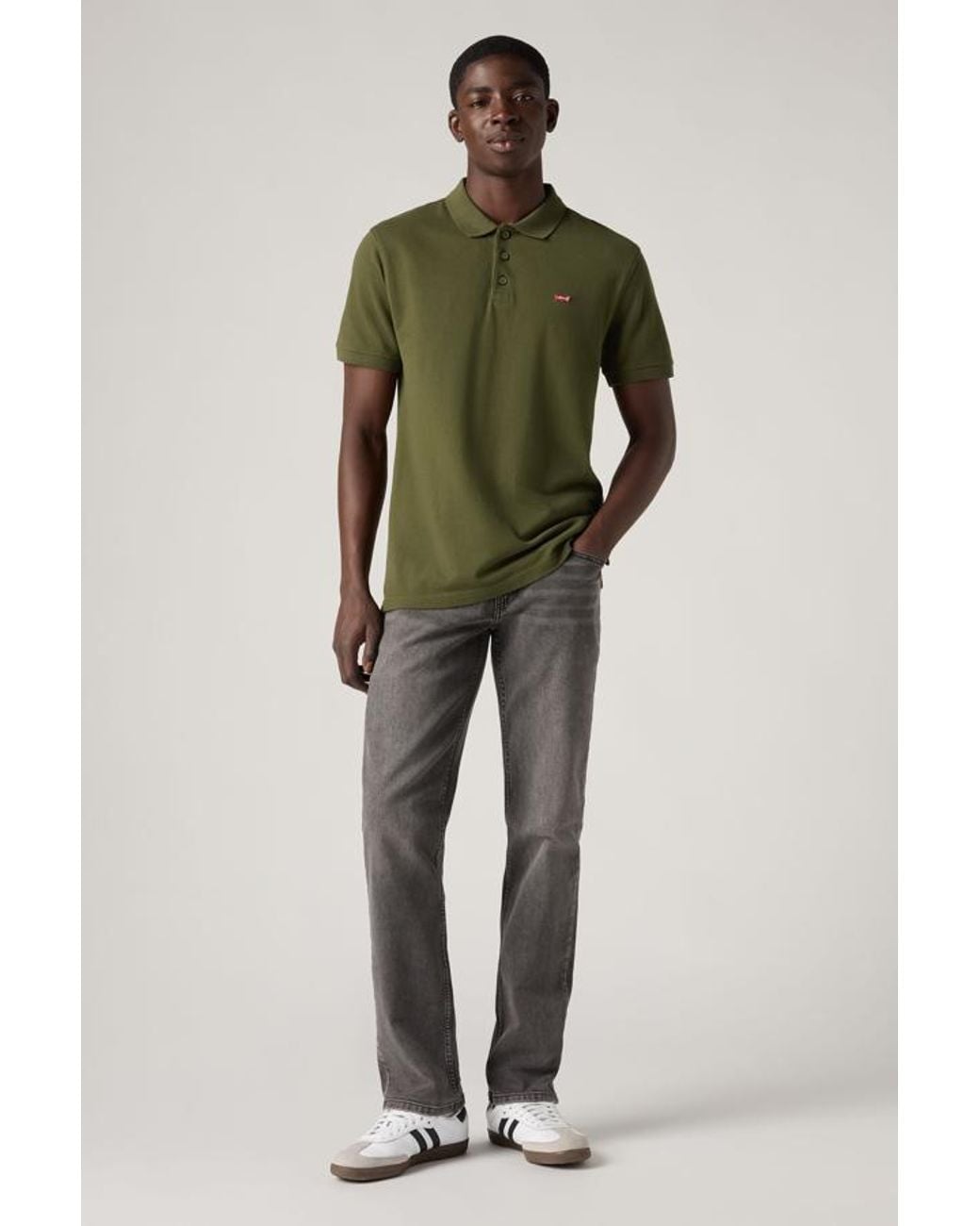 Levi's Black 514 Straight Jeans for men
