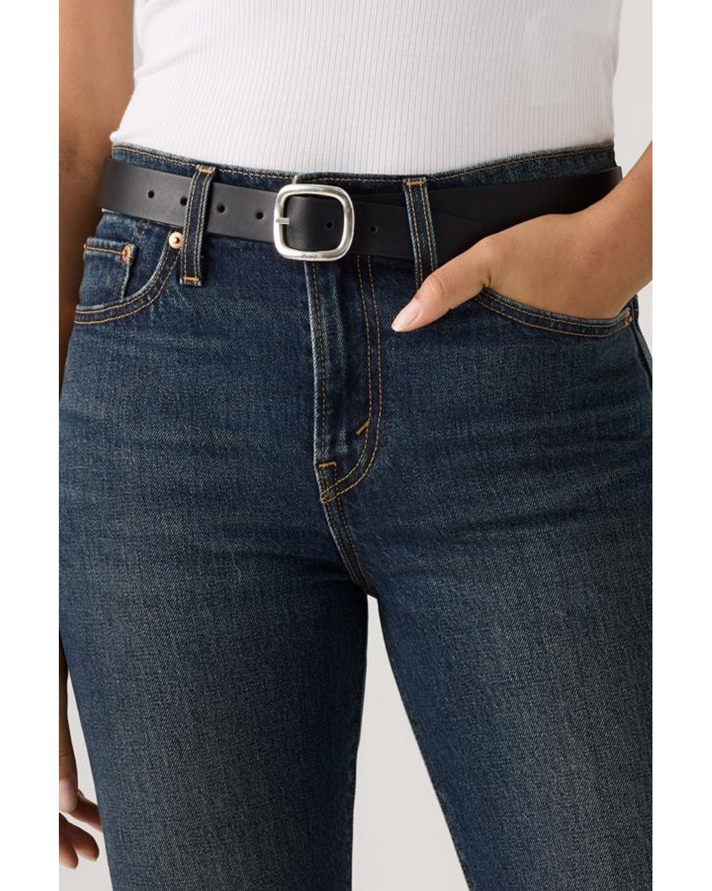 Levi's Blue Cameron Reversible Belt