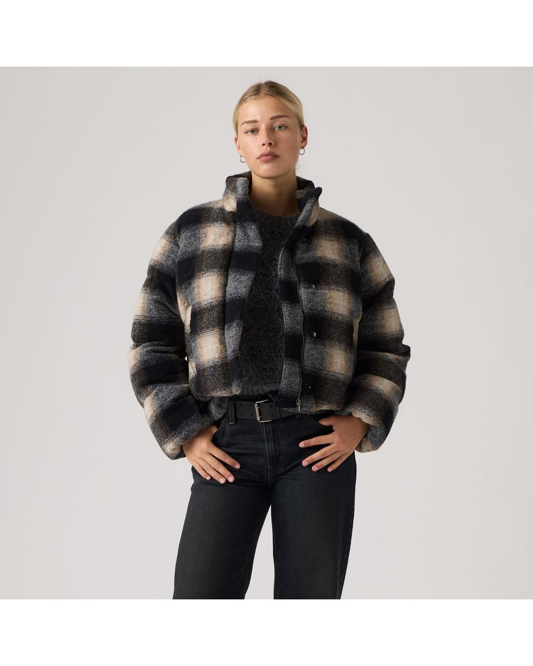 Giacca Imbottita Brynn Accorciata di Levi's in Black