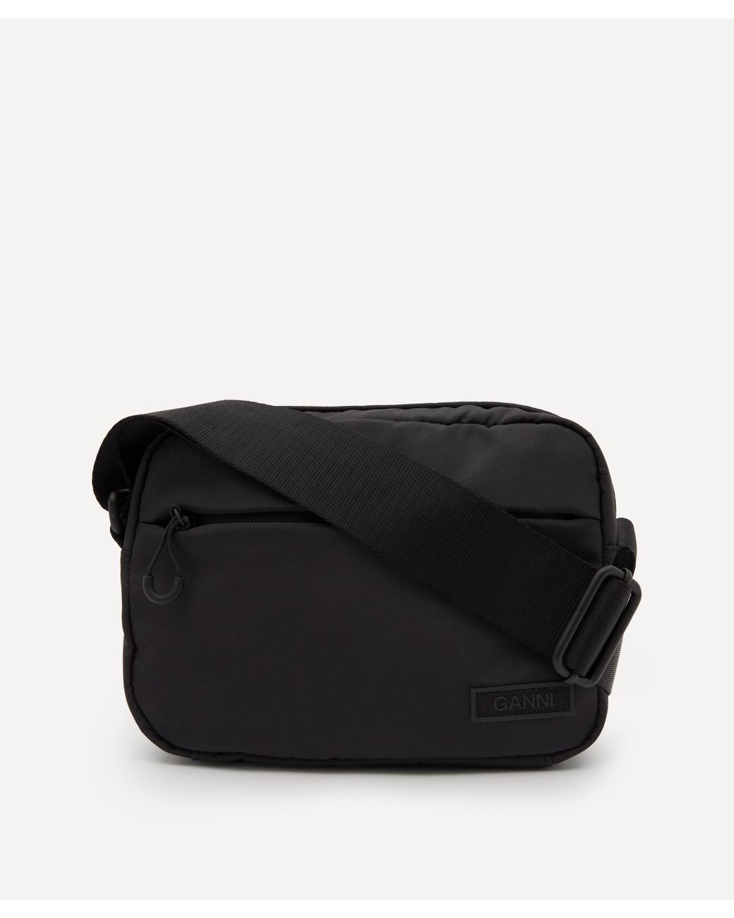 Ganni Recycled Tech Fabric Festival Cross-body Bag in Black | Lyst Canada