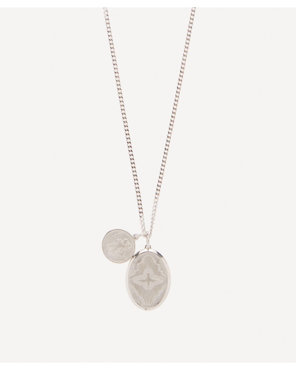 Metallic Mens Jewellery Necklaces Miansai Mini Dove Pendant Necklace in Gold/Teal for Men 