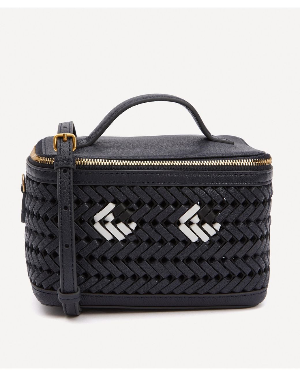 Anya Hindmarch Women's Neeson Box Eyes Crossbody Tote Bag in Blue Lyst UK