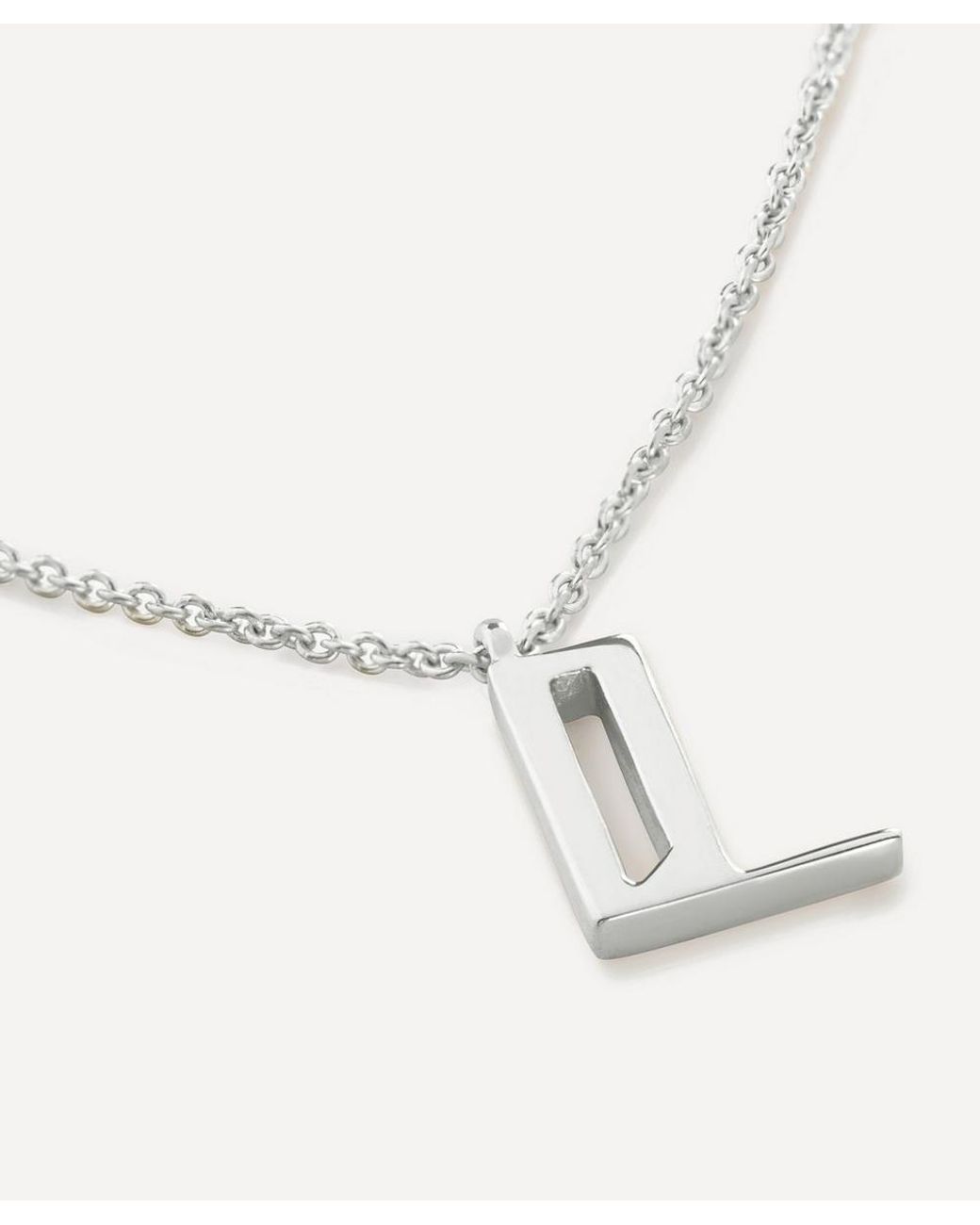 Monica Vinader Liberty Letter Necklace Monica Vinader Sterling