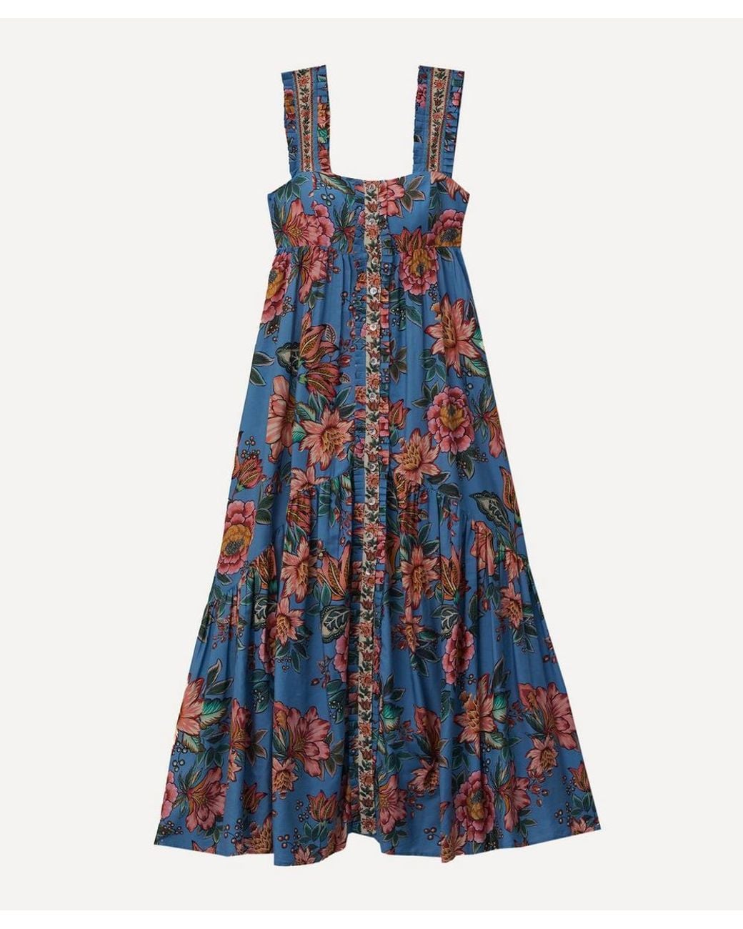 farm rio blue wonderful bouquet mini dress Mollys_Mix on LTK