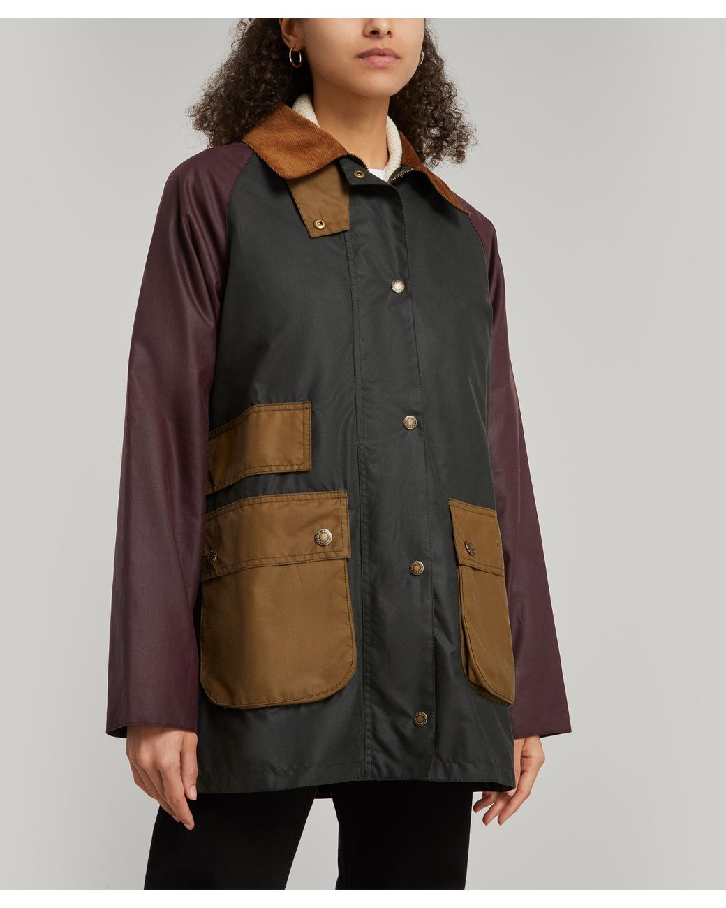 barbour watson waxed cotton jacket
