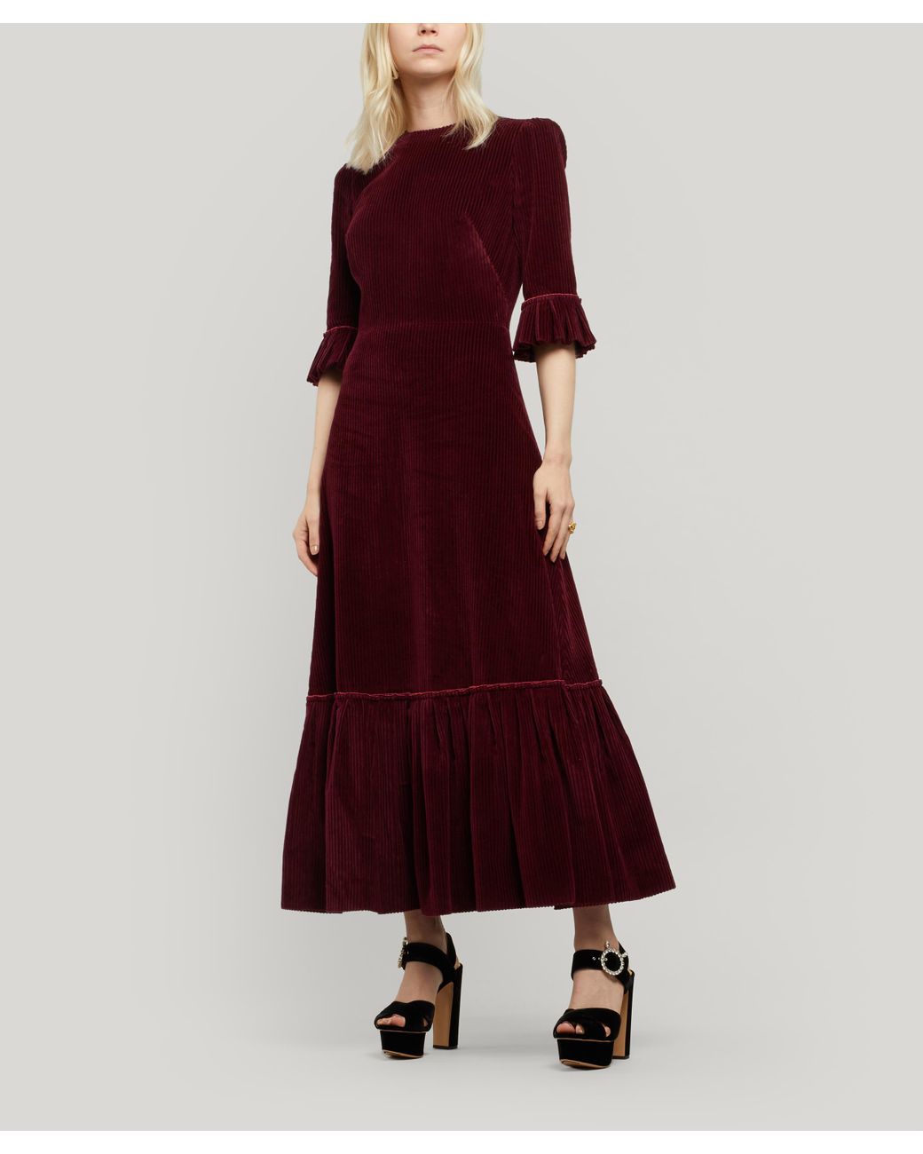 The Vampire's Wife Exclusive Jumbo Cord Festival Dress | Lyst