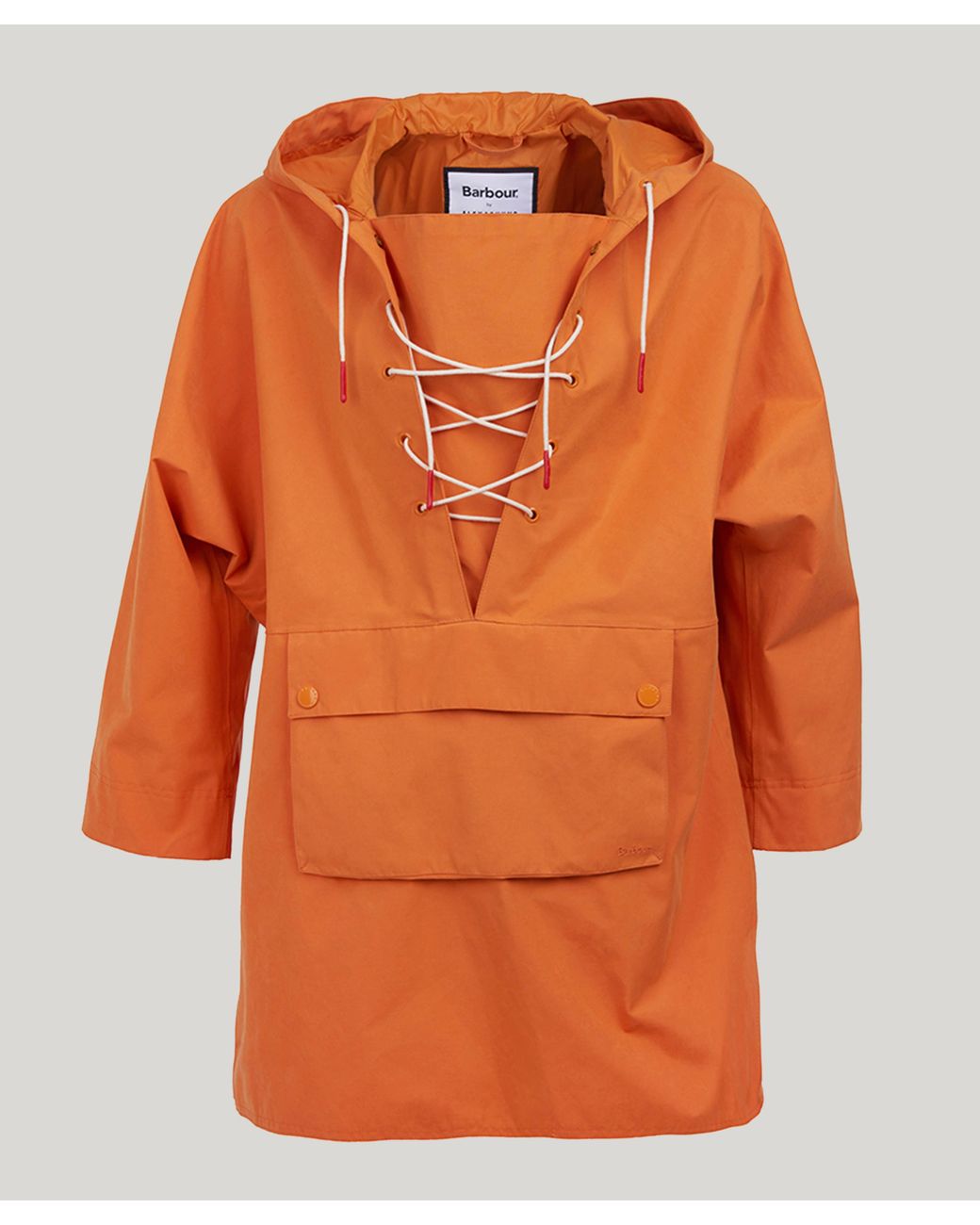 Barbour By Alexachung Pip Poncho Jacket in Orange Lyst Canada