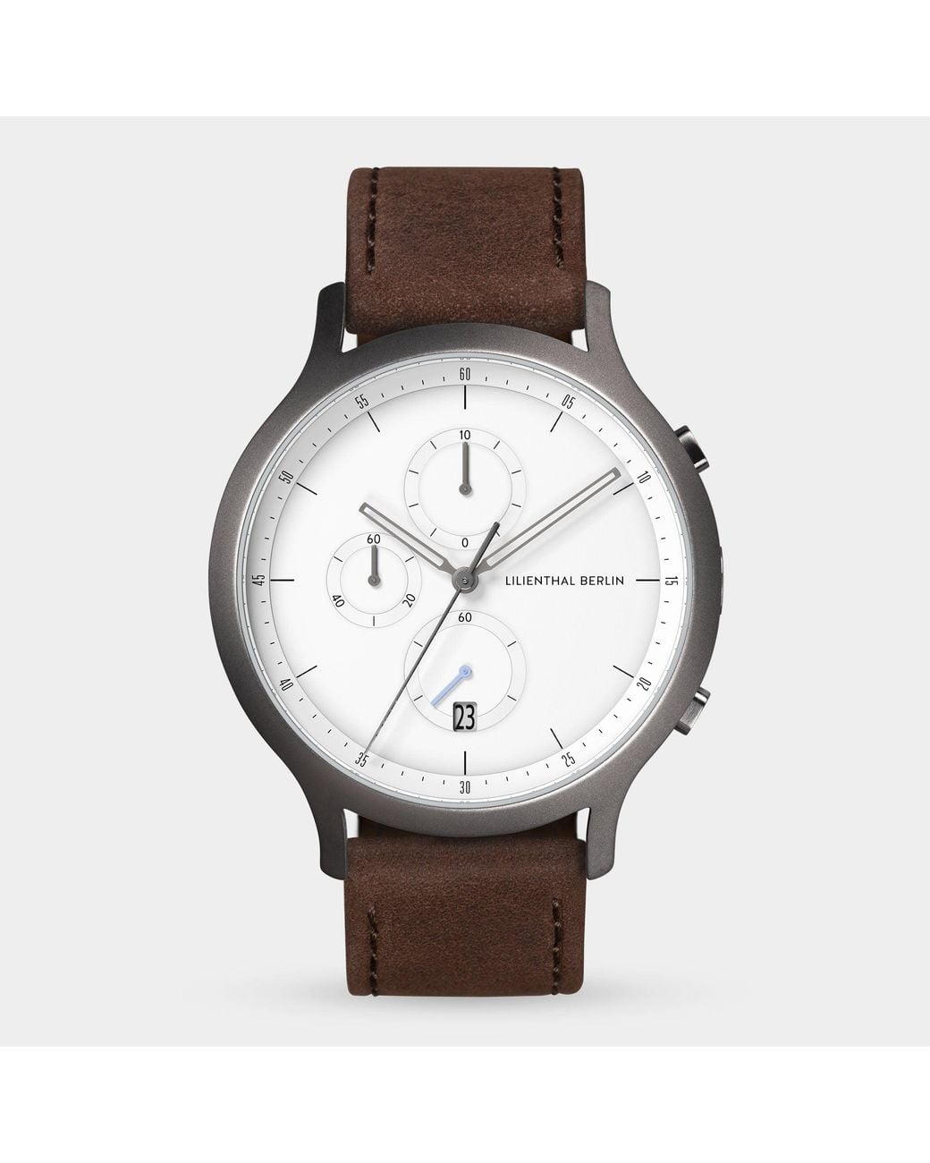 Lilienthal Berlin Chronograph – Dark in Metallic für Herren