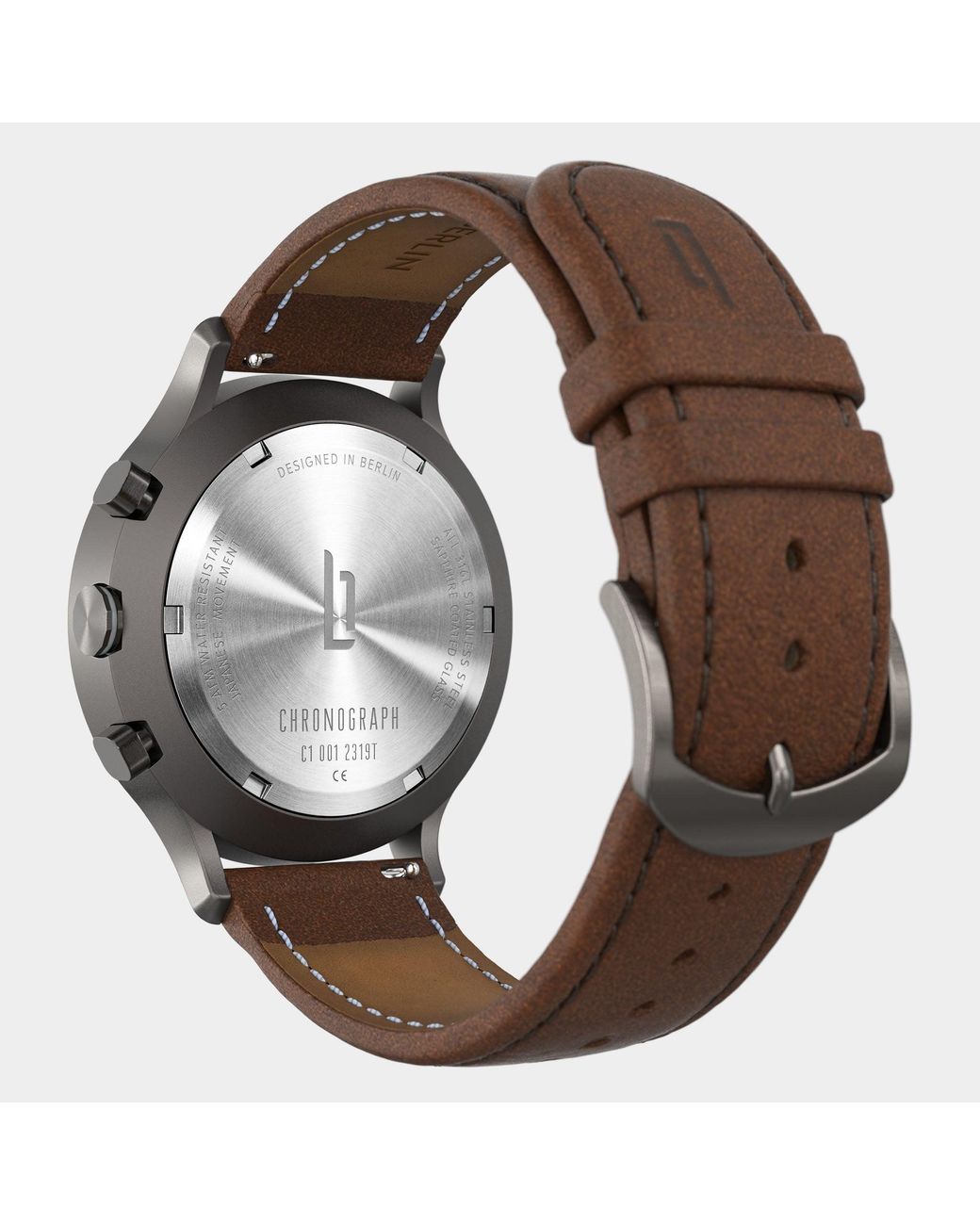 Lilienthal Berlin Chronograph – Dark in Metallic für Herren