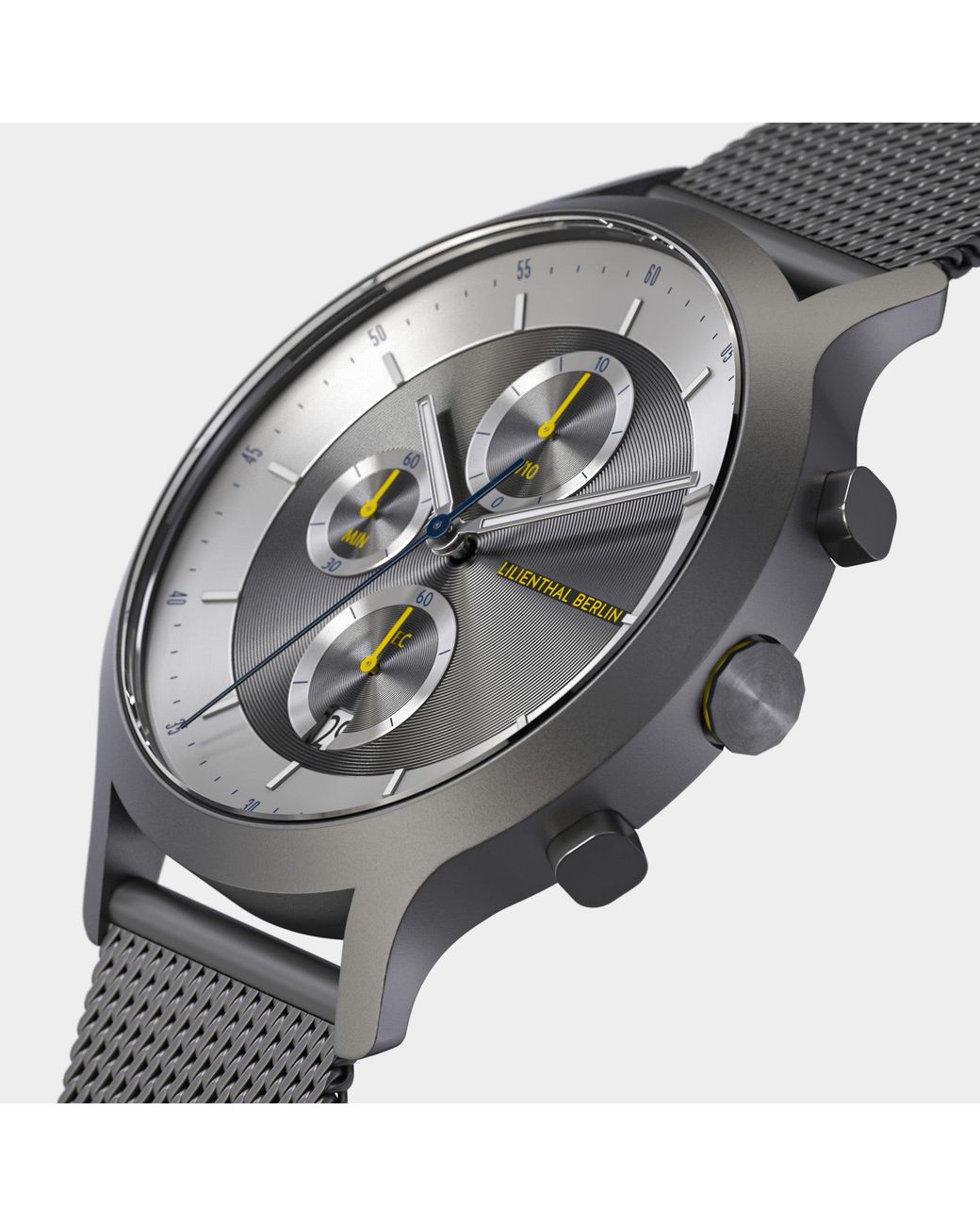 Lilienthal Berlin Chronograph Lp – Dark in Metallic für Herren