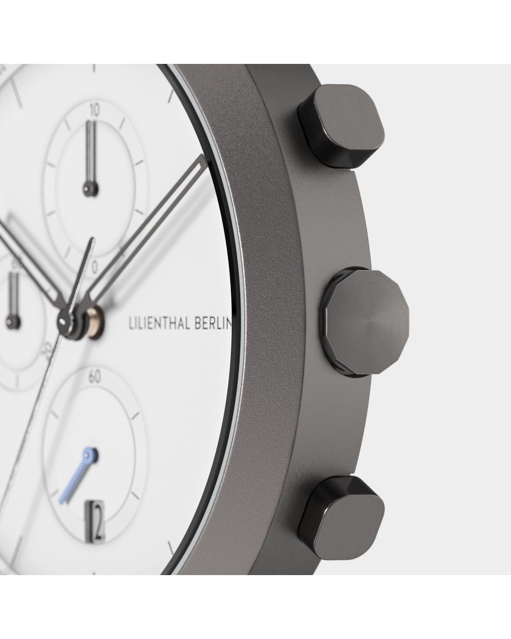 Lilienthal Berlin Chronograph – Dark in Metallic für Herren